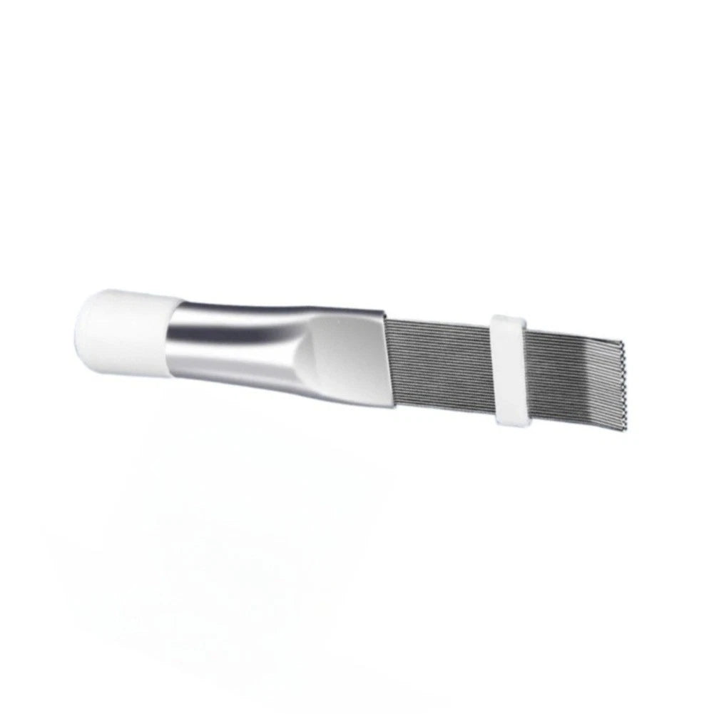 AC condenser fin cleaning comb tool for