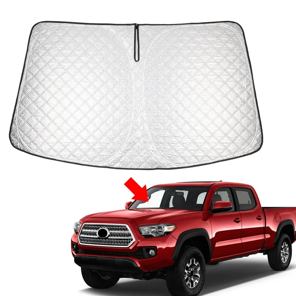 Foldable Windshield Sun Shade for Toyota Tacoma (2016–2025)