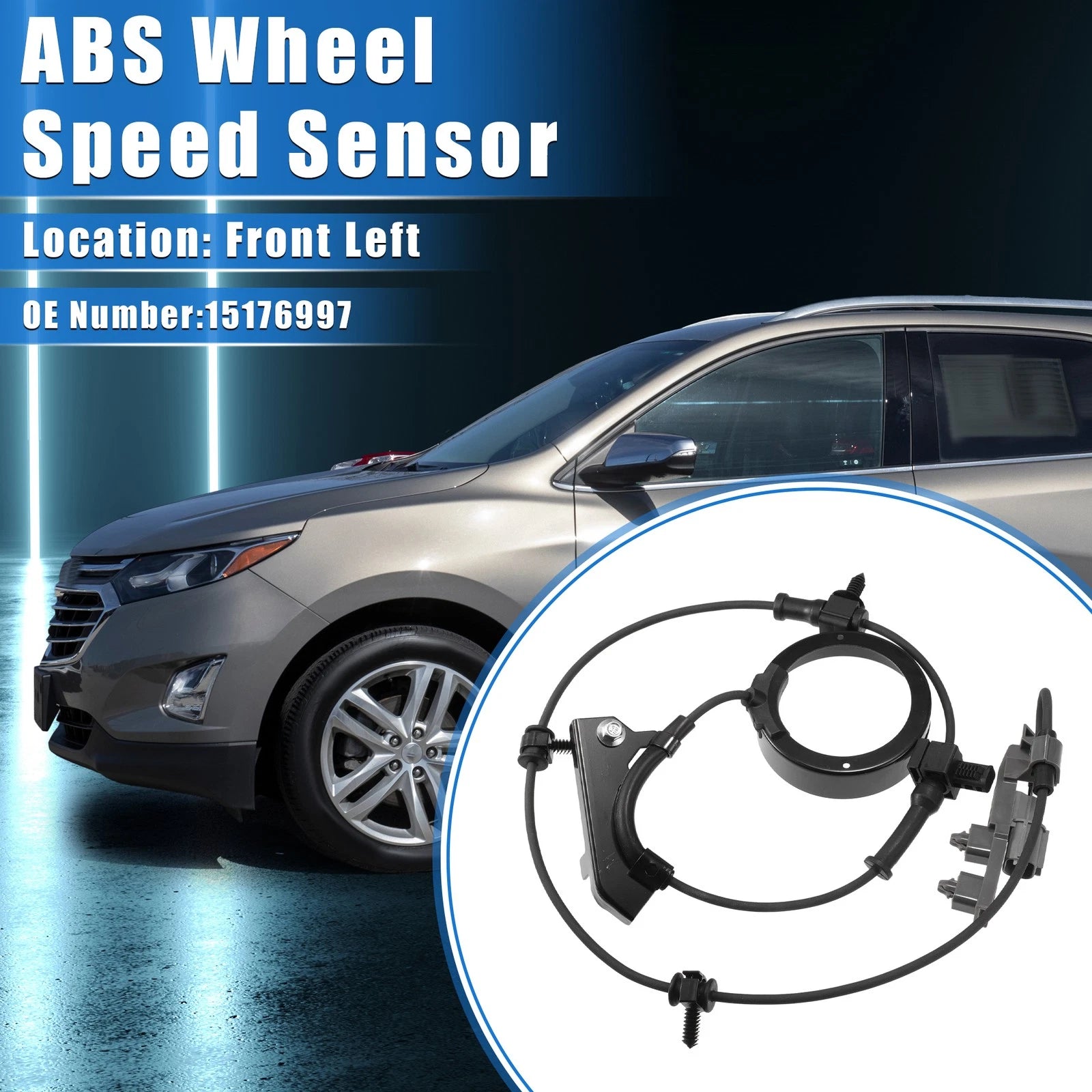 ABS Wheel Speed Sensor Front Left Replacement for Chevrolet Colorado (2015–2022)