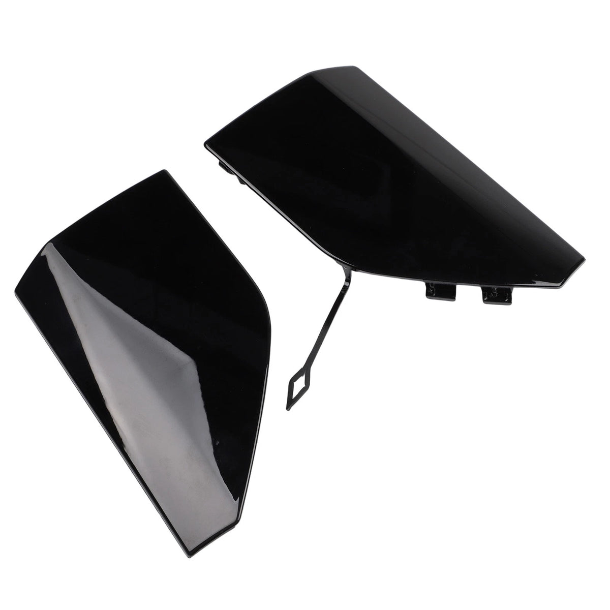 Front Pair Tow Hook Covers for BMW G20 M3 Series (2023) - Black ABS