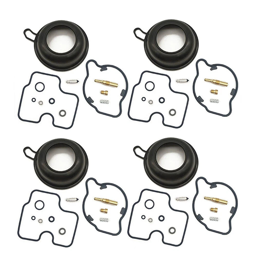 4X Carburetor Plunger Diaphragm Repair Kit for Honda CBR600 F4 (1999–2000)
