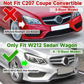 2X White LED Clear Side Marker Light for Mercedes Benz W212 Sedan Wagon (2010–2013)