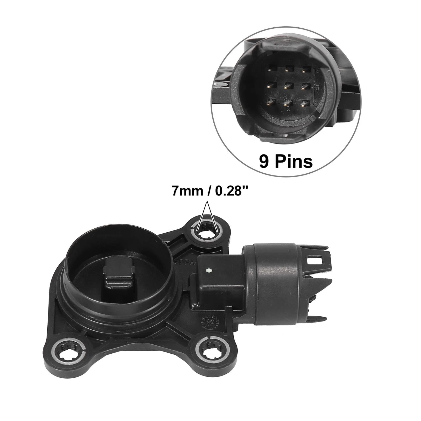 Engine Camshaft Position Sensor 9 Pin for BMW Mini Black (2010–2019)