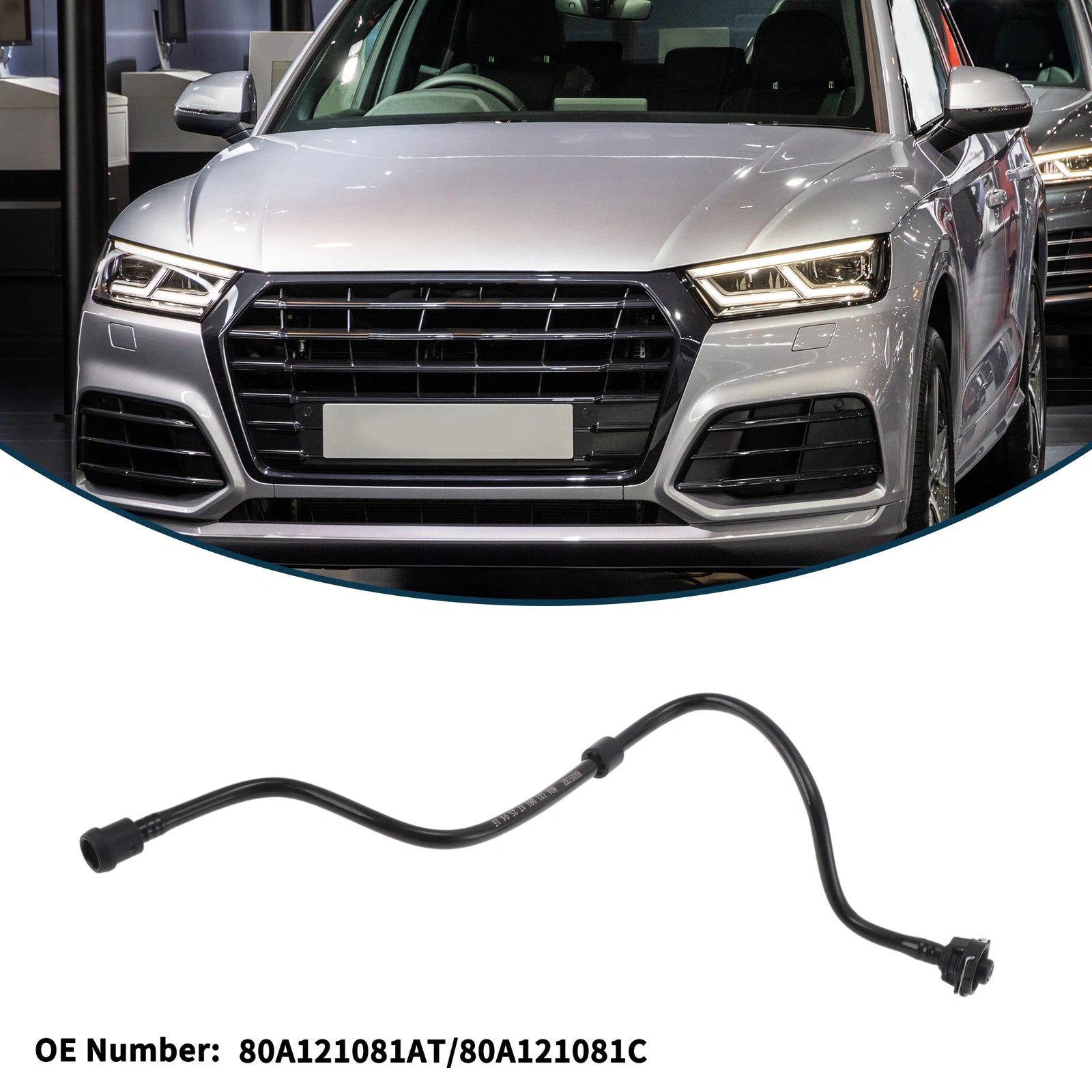 Radiator Hose Replacement for Audi Q5 2.0L (2017–2025) Plastic Coolant Pipe