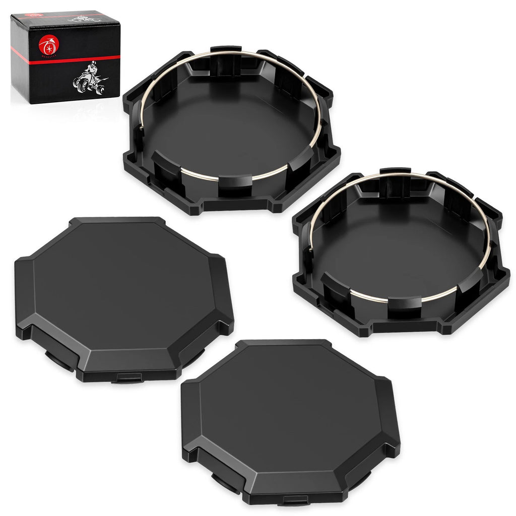 Set of 4 Center Hub Wheel Caps for Polaris Sportsman 850 1000 XP Touring (2017–2024)