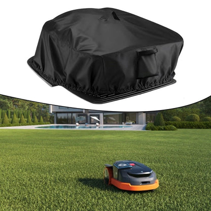 Water Resistant Robotic Lawn Mower Cover with Drawstring Handle