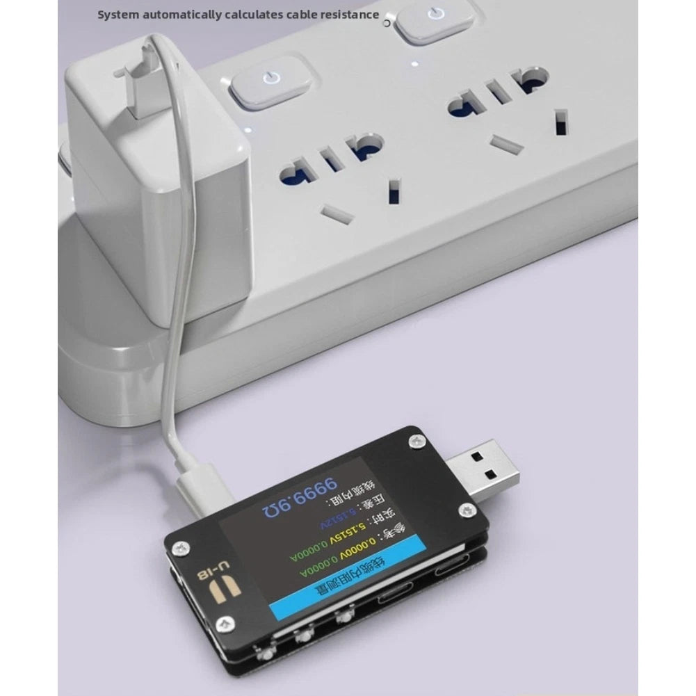 Digital USB Tester for Voltage Current Power (1.77 inch TFT Display)