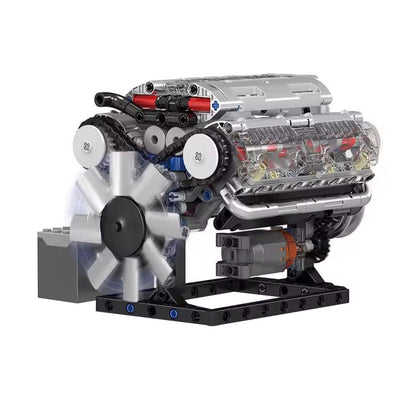 V8 Engine Motor Building Blocks for Visible Model