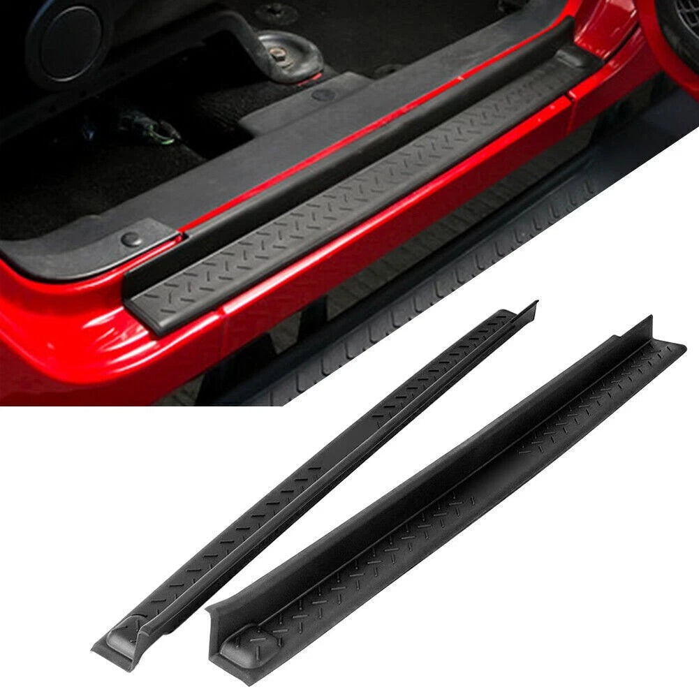 2 Door Cover Step Front Door Sill Entry Guard for Jeep Wrangler JK (2007–2017)