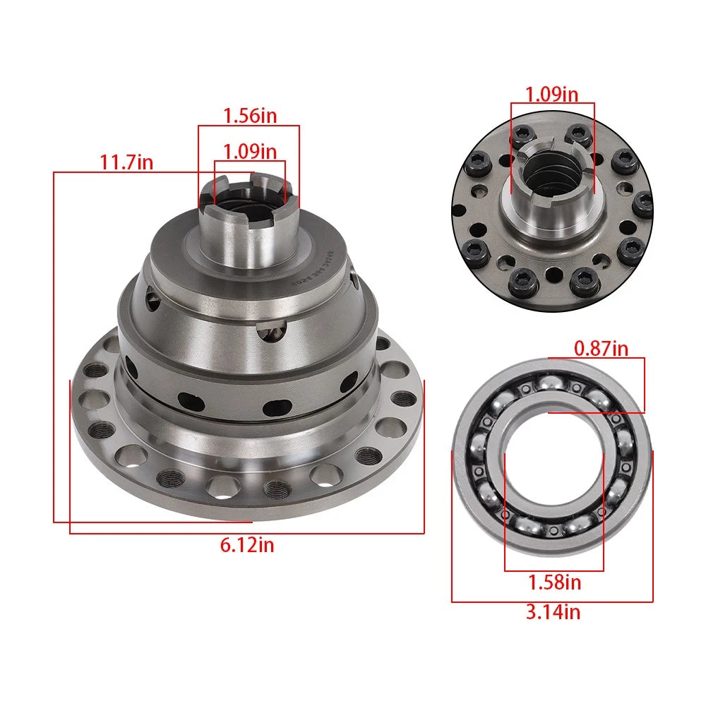 Helical LSD Limited Slip Differential for Civic Si EP3, RSX (2002–2011)