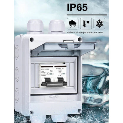Set of 1 Circuit Breaker Isolation Switch for Solar System