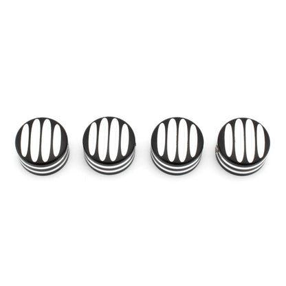 4X CNC Machined Head Bolt Cover Cap for Triumph T120 Thruxton Scrambler (2016–2023)