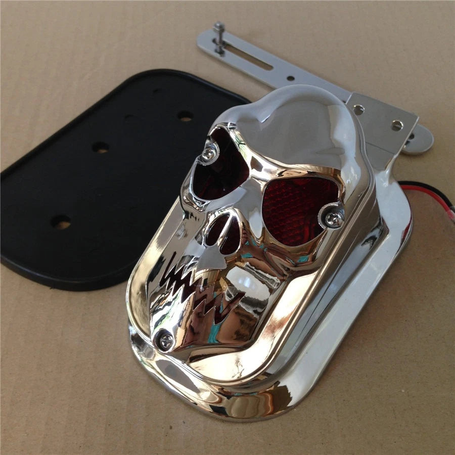 Chrome Metal Brake Tail Light for H-D Davidson Motorcycle