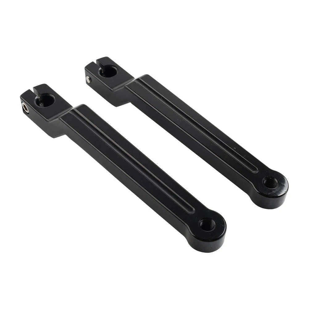 1 Pair of Glossy Black Heel & Toe Gear Shift Levers For Harley Softail Touring