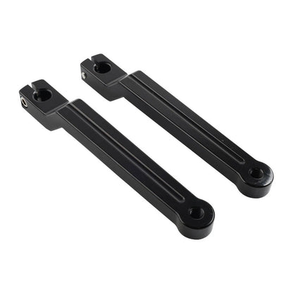 1 Pair of Glossy Black Heel & Toe Gear Shift Levers For Harley Softail Touring