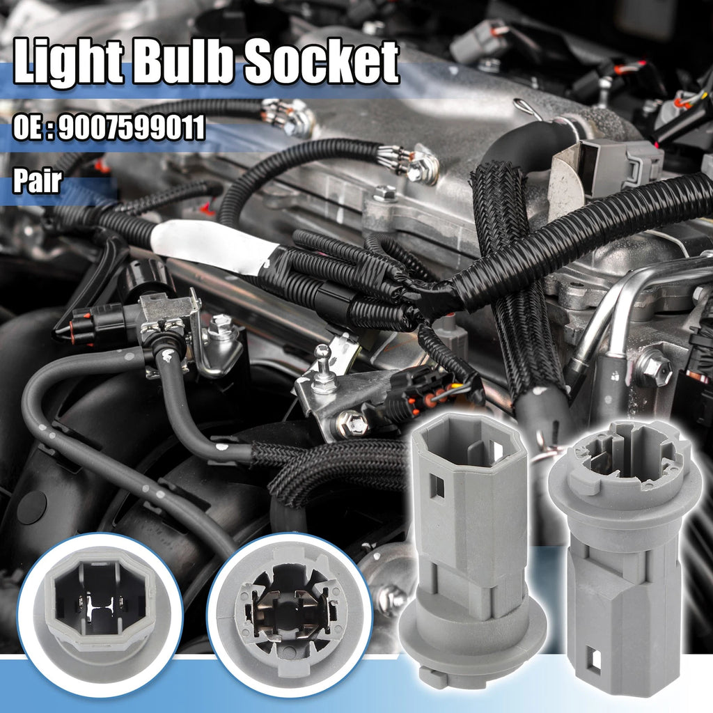 Pair Turn Signal Light Bulb Socket Replacement for Toyota Lexus (2010–2019)
