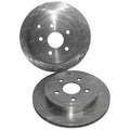Rear Disc Brake Rotors Slotted Drilled + Bendix GCT Pads for VE VF Commodore (2013–2017)