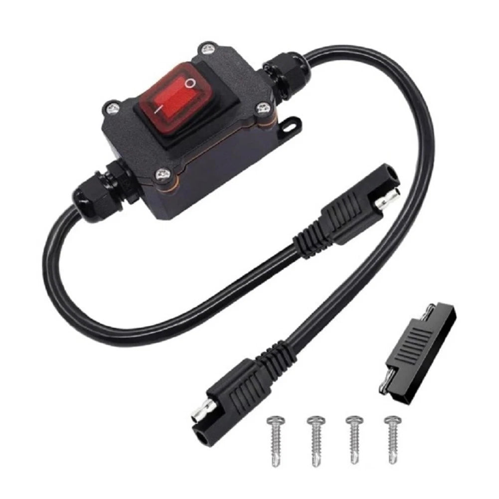 Inline SAE Power Switch for Universal Applications (12V 24V)