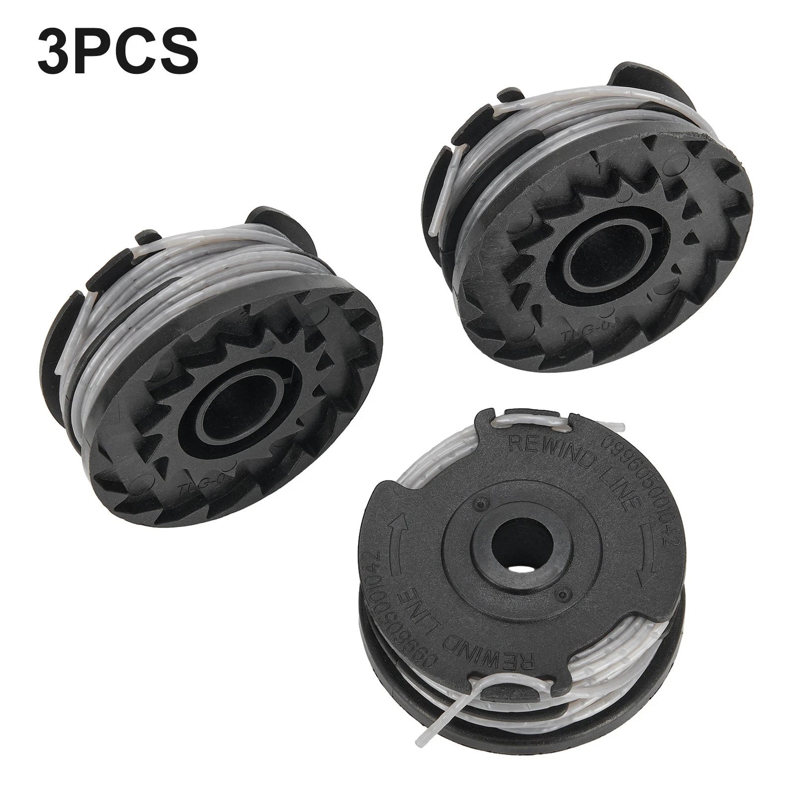 3X Replacement Spools for Greenworks G40LTK2 (2015–2019)