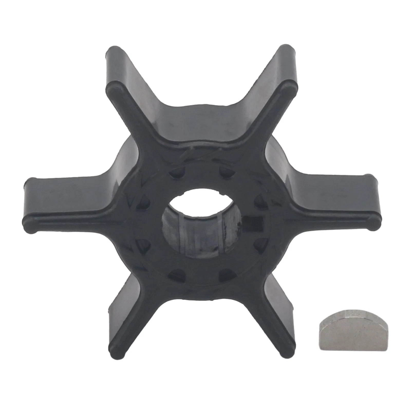 Water Pump Impeller & Key for Yamaha 9.9HP 8HP 6HP 4-Stroke Outboard (1990–2023)