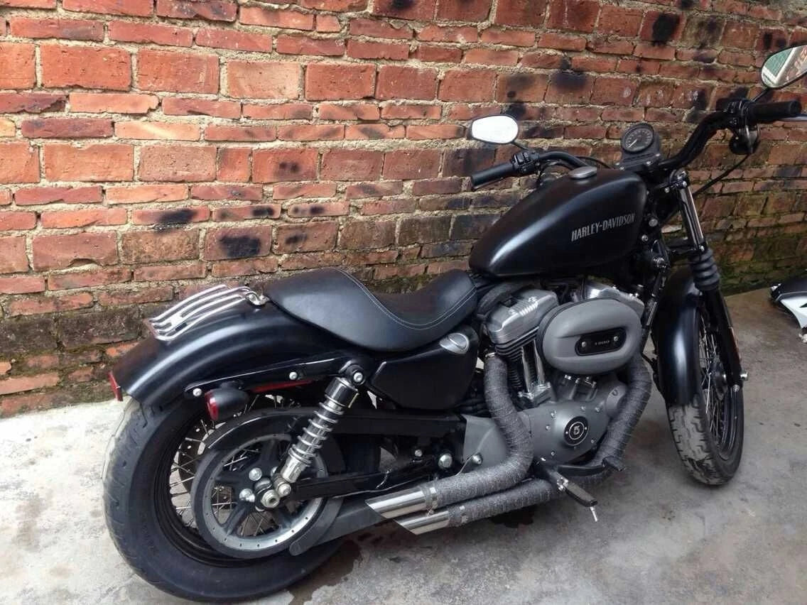 Chrome Solo Rack for Harley-Davidson XL883 1200 Sportster (2004–2015)
