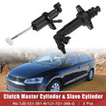 2pcs Clutch Slave Master Cylinder Replacement for Volkswagen Golf (1999–2006)