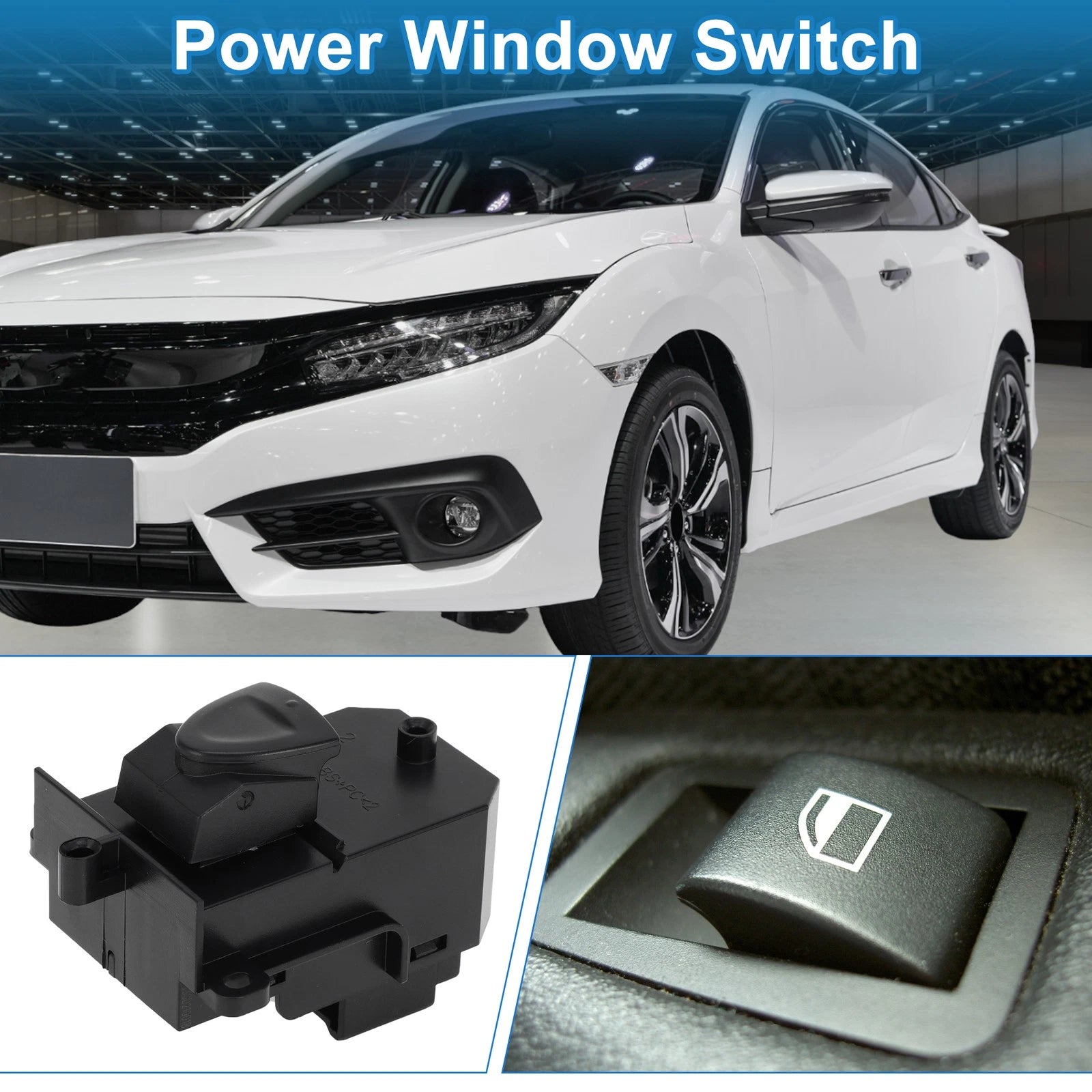 Rear Passenger Power Window Switch for Honda Civic Ciimo (2005–2015)