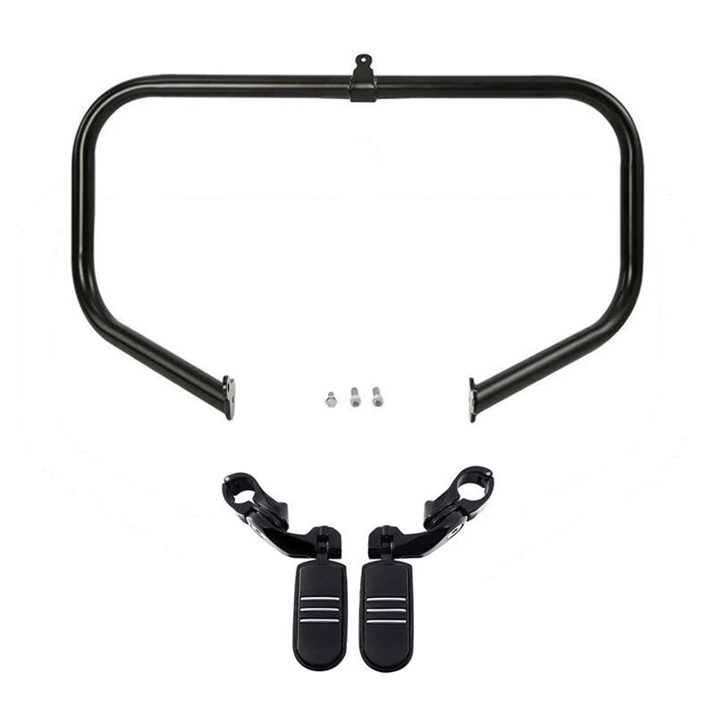 Engine Guard Crash Bar Footpegs for Harley Electra Glide (2009–2024)