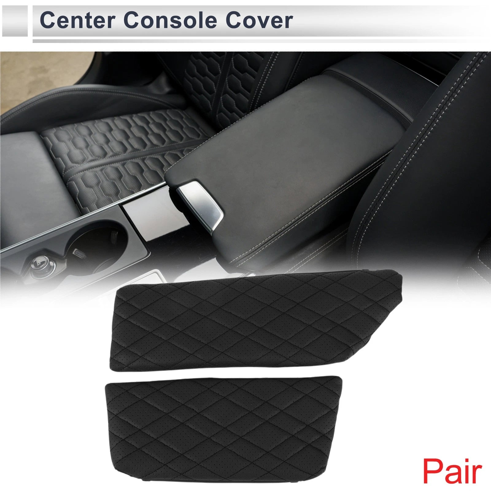 Car Center Console Cover with Storage Bag for BMW 5 Series (2011–2017)