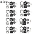 Set of 8 Carburetor Repair Kits for Husqvarna 44 140S 240S 444 Walbro K10-HDC