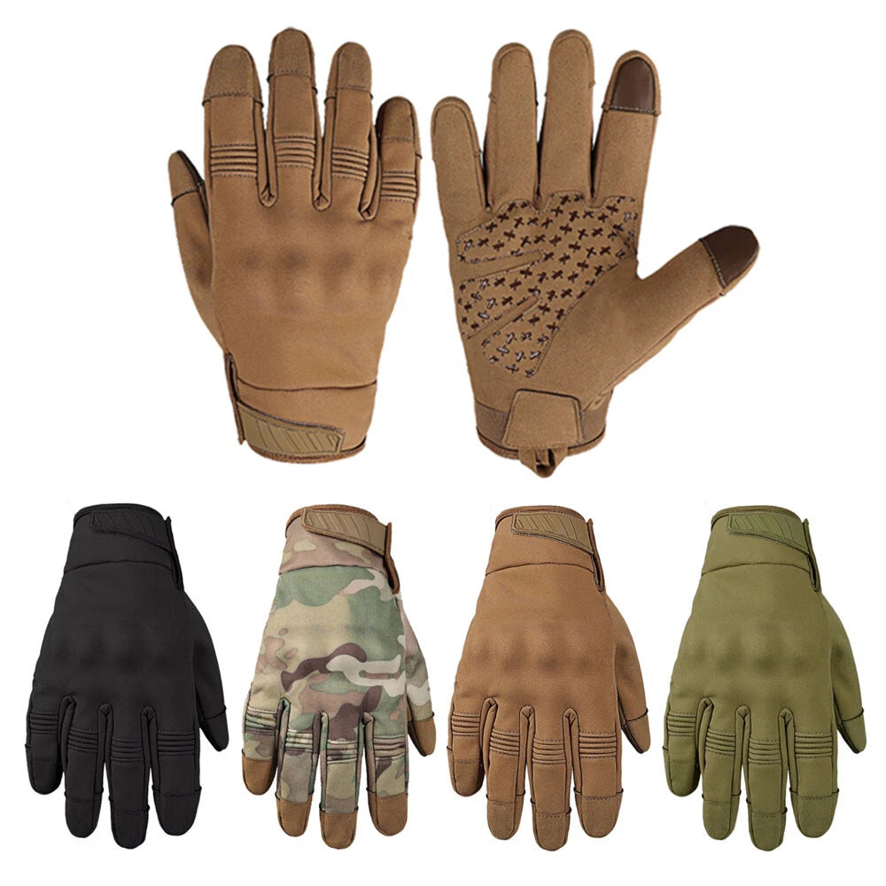 Tactical Touch Screen Windproof Anti-Slip Gloves for Outdoor Hunting