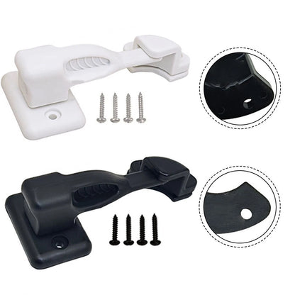 Rotation Latch for Home Storage and RVs - Easy Install Mechanism
