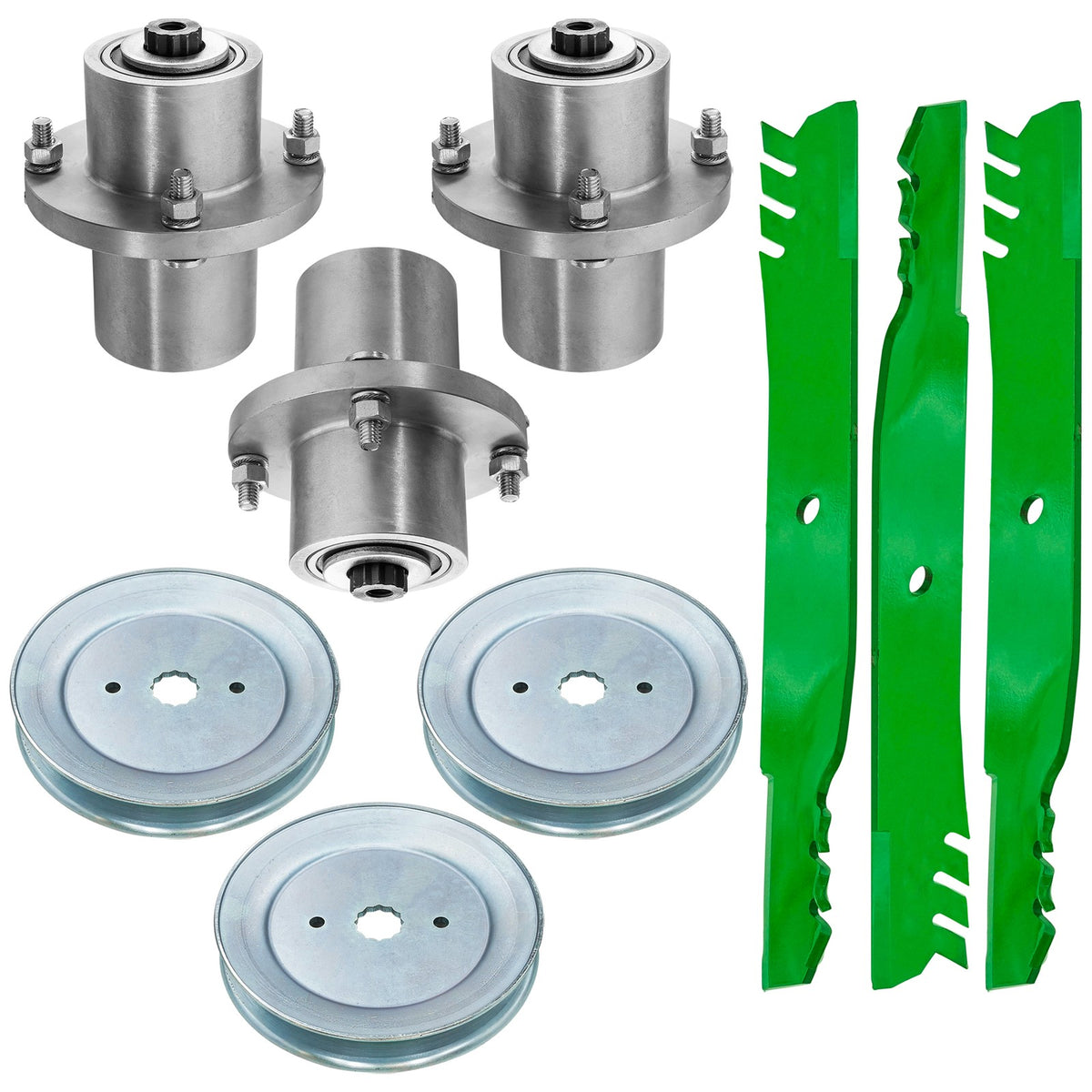 Deck Spindle Pulley Blade for Hustler Fastrak 60 Inch (2010–2018)