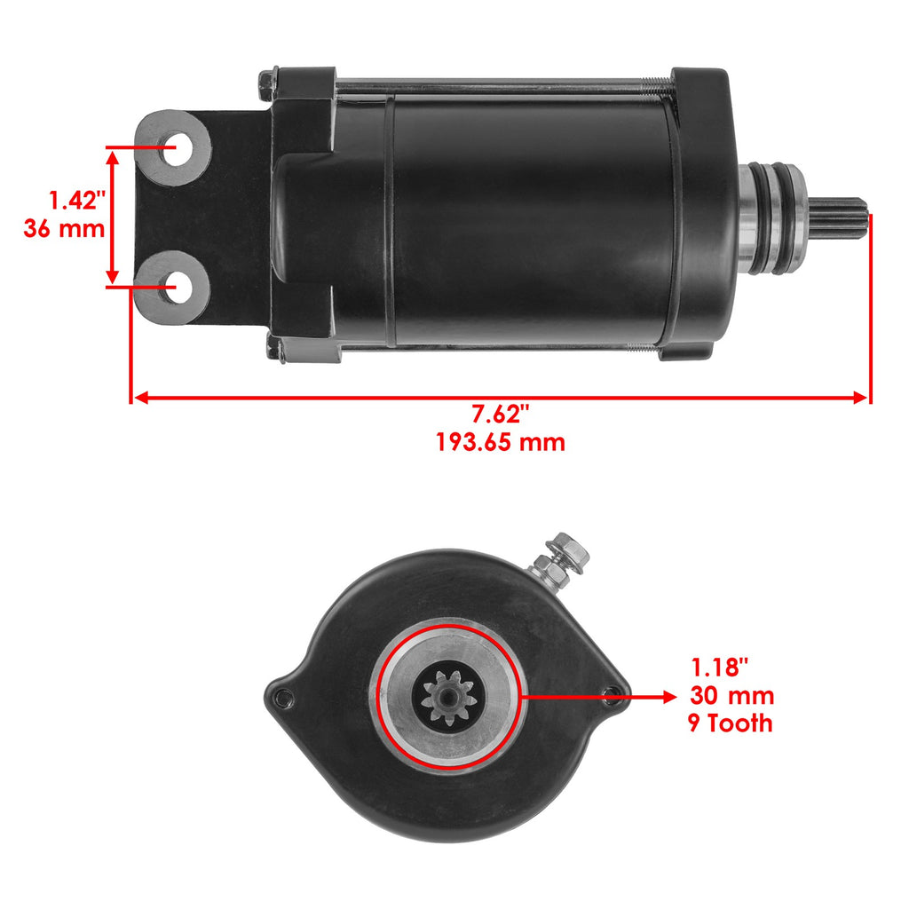 Caltric Starter Replacement for Arctic Cat Montego 640 Jetski (1994–1997)
