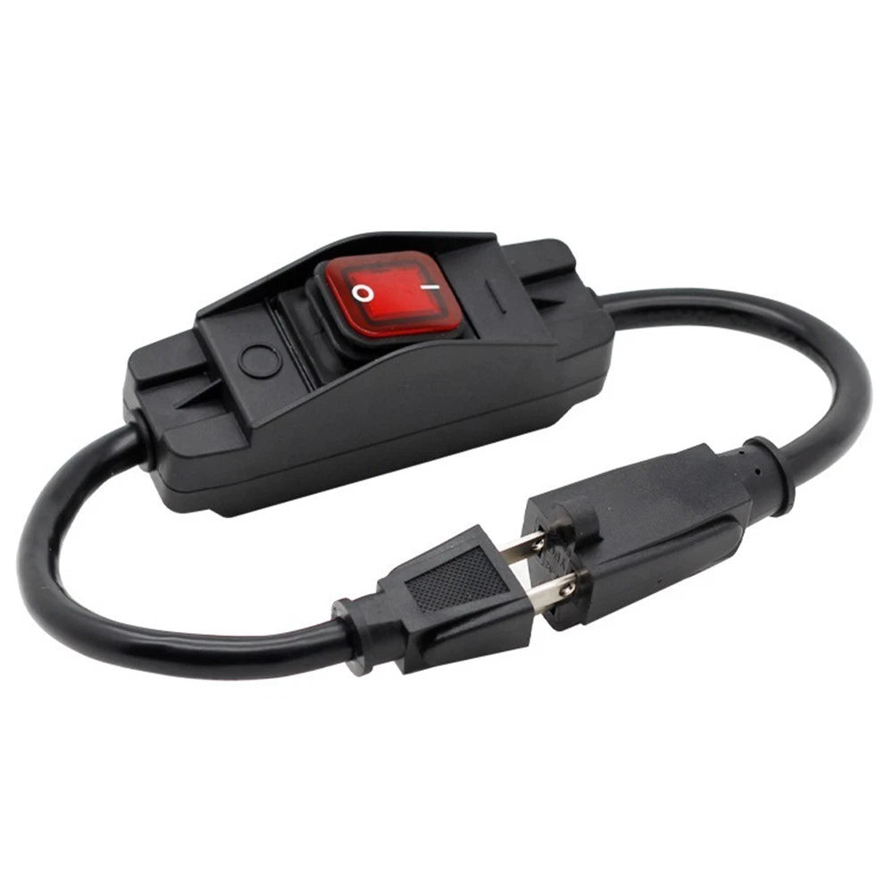 ON Off Switch for Inline Cord Waterproof LED Indicator