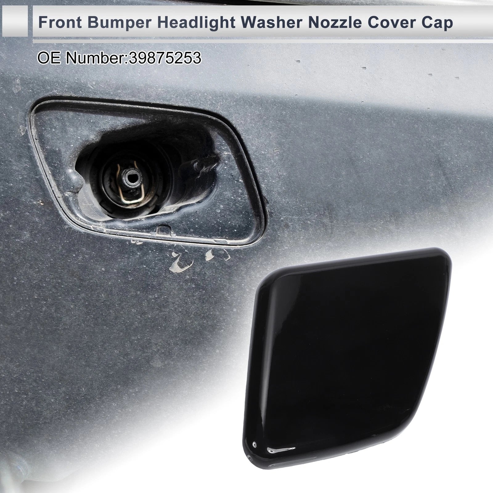 Front Left Headlight Washer Nozzle Cover Cap for Volvo XC90 (2003–2015)
