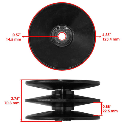 Transmission Drive Pulley Replacement for White Outdoor LT-120 L-13 (1968–1970)