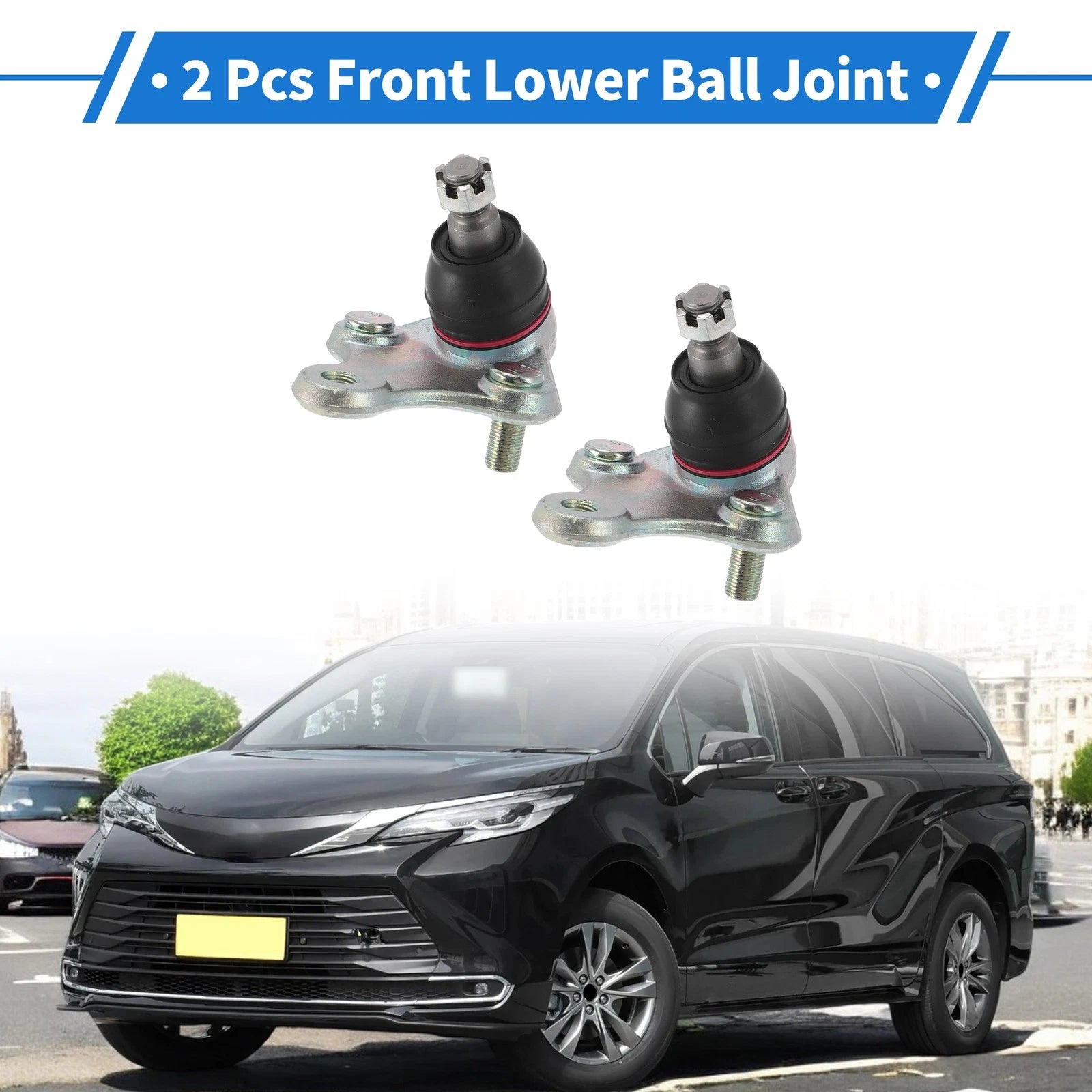 2 Pcs Front Lower Ball Joints Replacement for Toyota Celica (1990–1993)