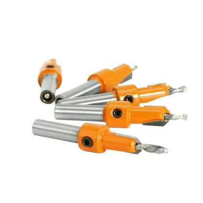 5pcs 10mm Countersink Set for Woodworking Pilot and Counterbore Holes