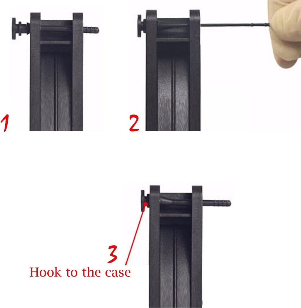 20 Pack Spiral Rivet for PC Case Fan Mounting (Anti Vibration)