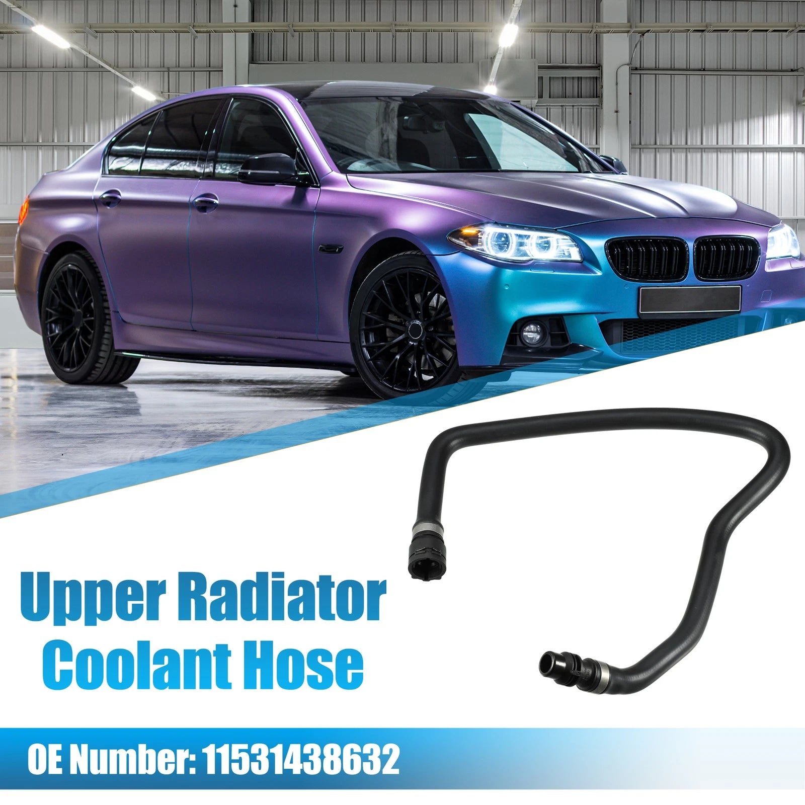 Upper Radiator Coolant Hose Replacement for BMW 525i 528i 530i (2001–2003)