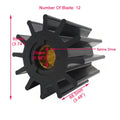 Water Pump Impeller 17936-0001 for Jabsco Johnson Caterpillar (09-814B)
