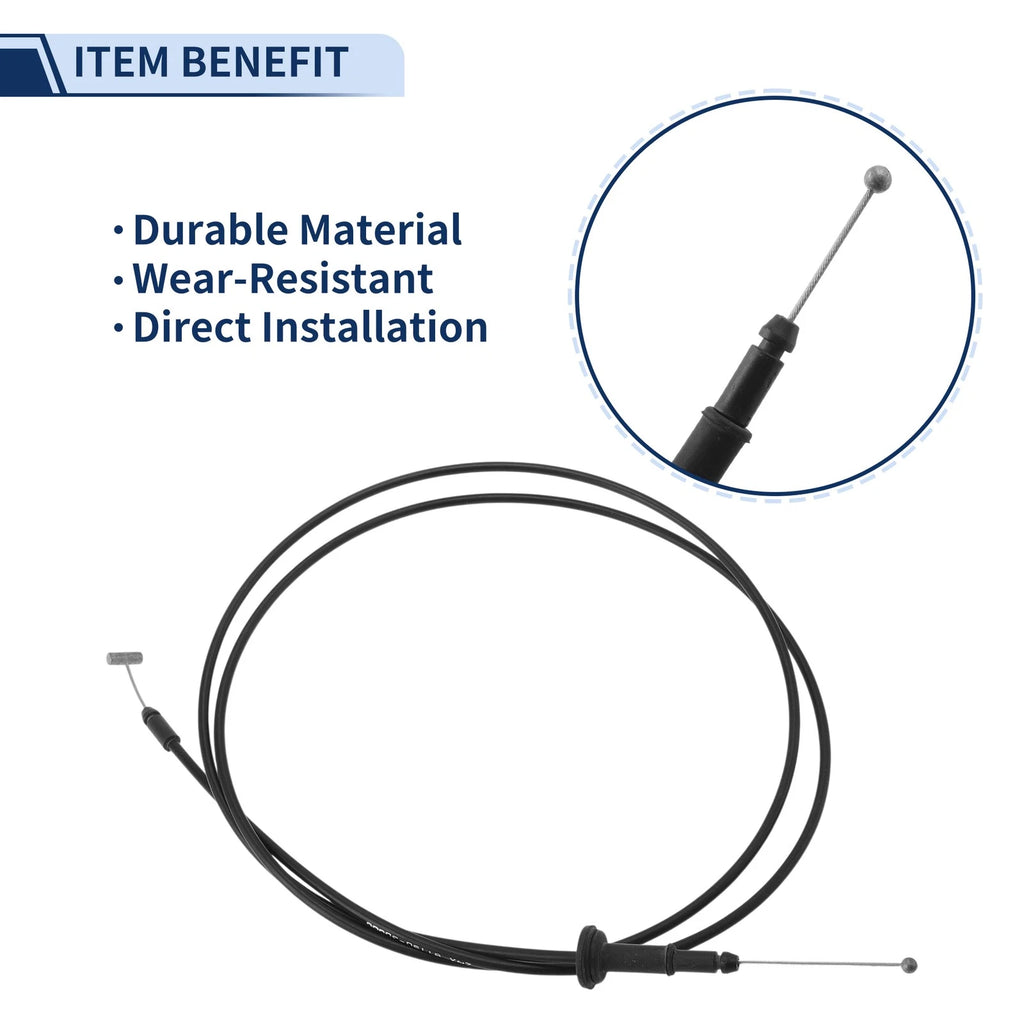 Hood Latch Release Cable Replacement for Hyundai Sonata (2001–2005)