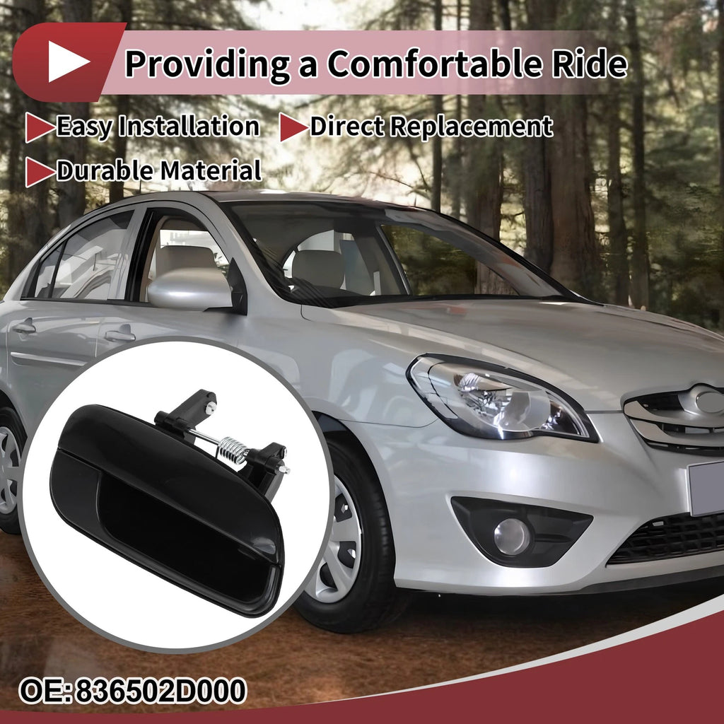 Exterior Door Handle Replacement for Hyundai Elantra Rear Right (2011–2015)