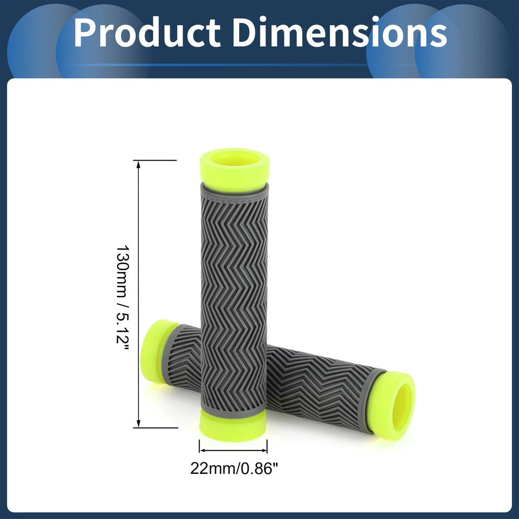 Bike Handlebar Grips Cover 130mm End Grip Protector Rubber Universal Pair