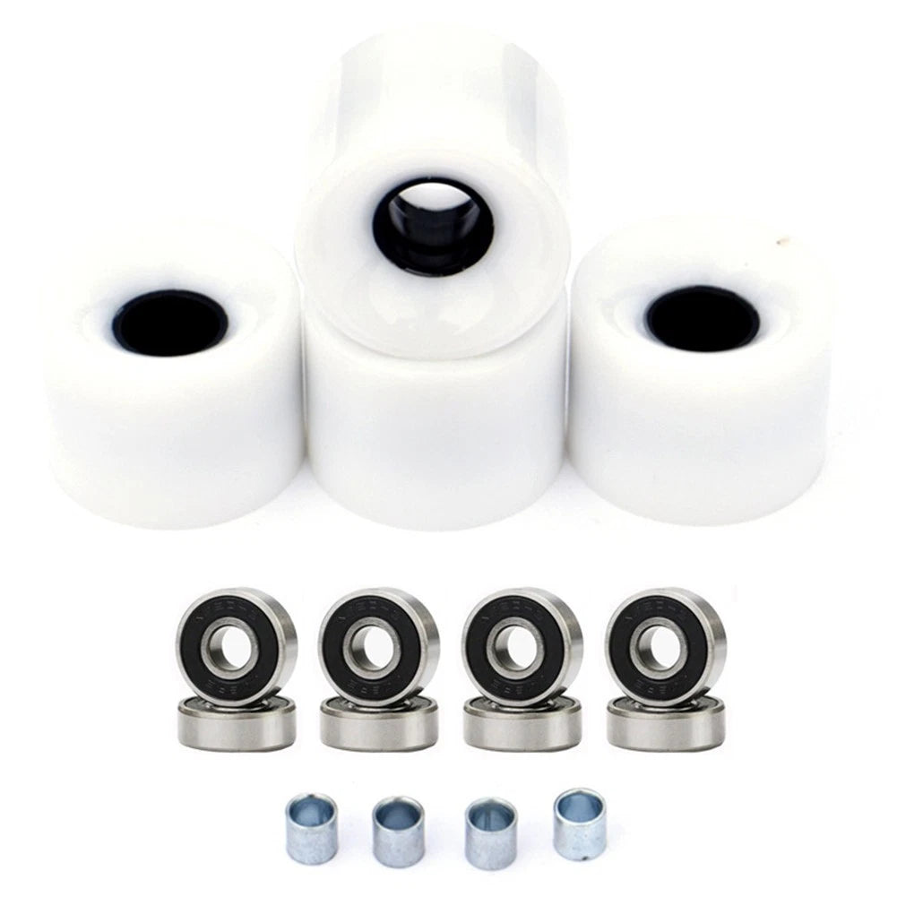 Set of 4 Skateboard Wheels 60x45mm 78A for Roller Skating