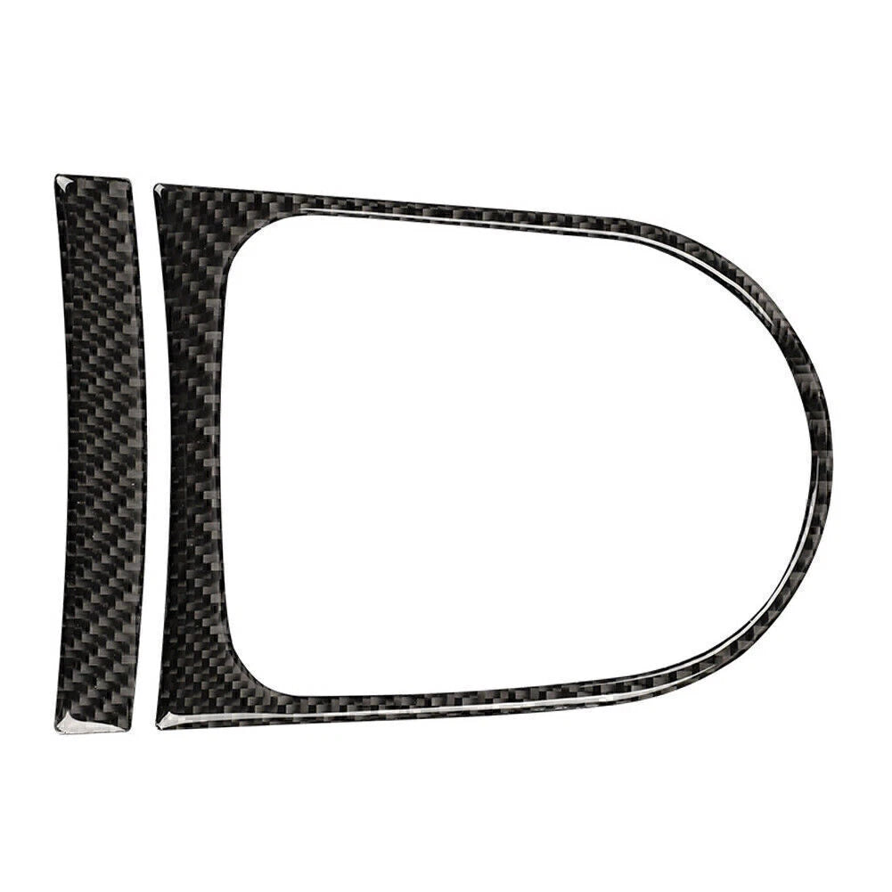 Carbon Fiber Interior Gear Shift Panel Cover Trim for Ford Mustang (2015–2019)