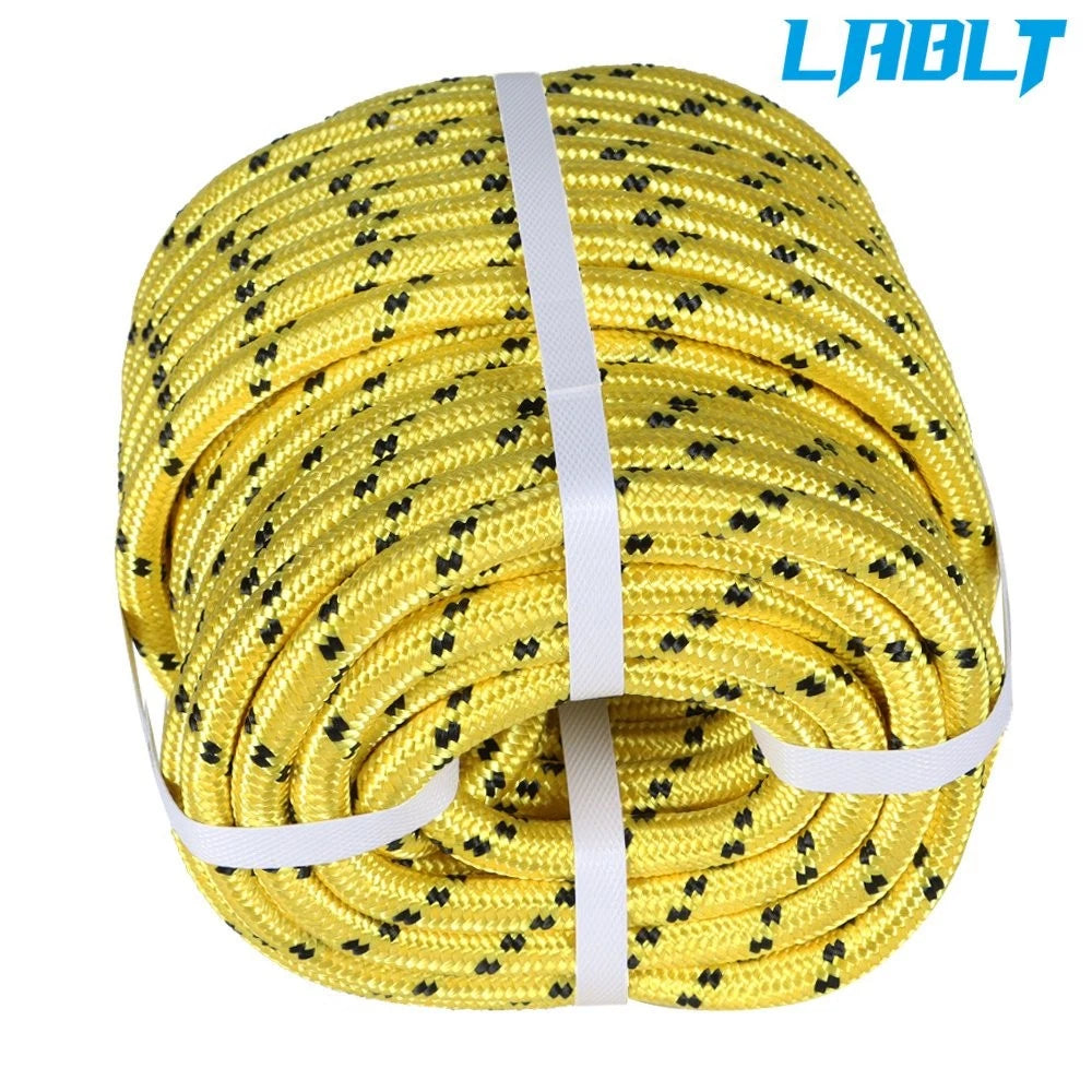 Double Braid Polyester Rope 1/2"×200' - Strong Pulling Cord