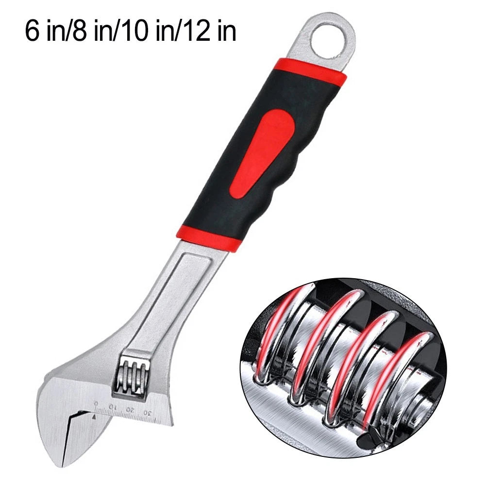 Adjustable Wrench for Universal Use (High Carbon Steel)
