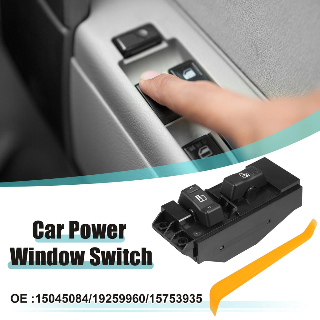 Passenger Power Window Switch Replacement for Chevy Silverado 1500 2500 (2000–2002)